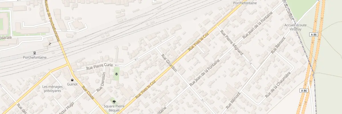 Plan du 5 Rue Girardon à Versailles