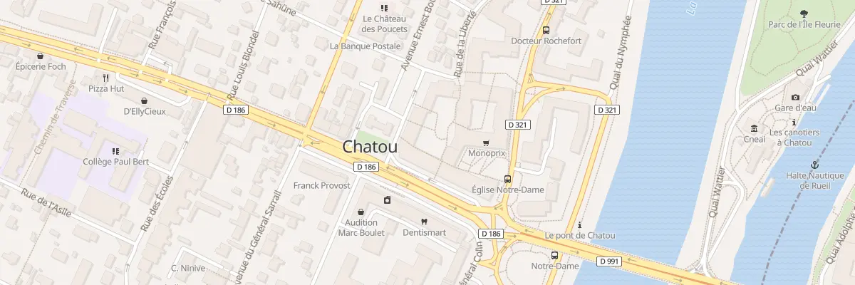 Plan du 2 Pl des Remparts à Chatou