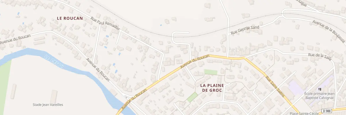Plan du 32 Av du Roucan à Carmaux