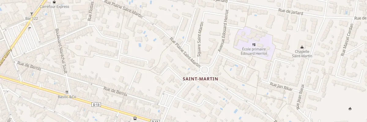 Plan du 80 Rue Plaine Saint-Martin à Albi