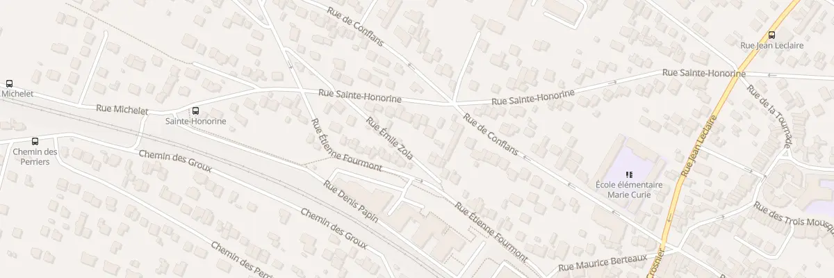 Plan du 75 Rue Sainte-Honorine à Herblay-sur-Seine