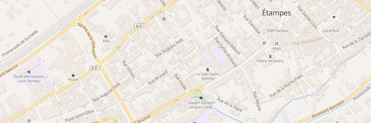 Plan du 43 Rue Brunard à Étampes
