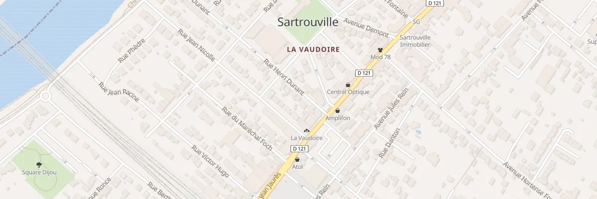 Plan du 36 Rue Henri Dunant à Sartrouville