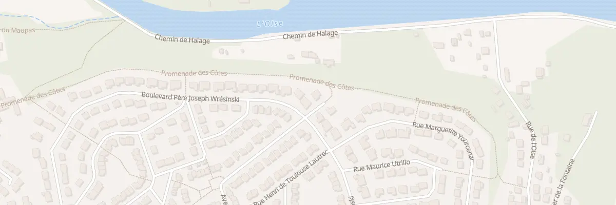 Plan du 46 Bd Pere Wresinsky à Méry-sur-Oise