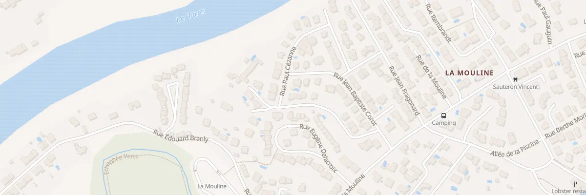Plan du 22 Rue Paul Cézanne à Albi