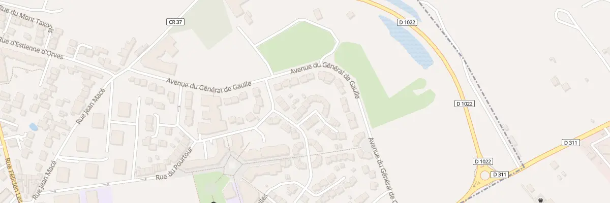 Plan du 5 All des Carrières à Montesson