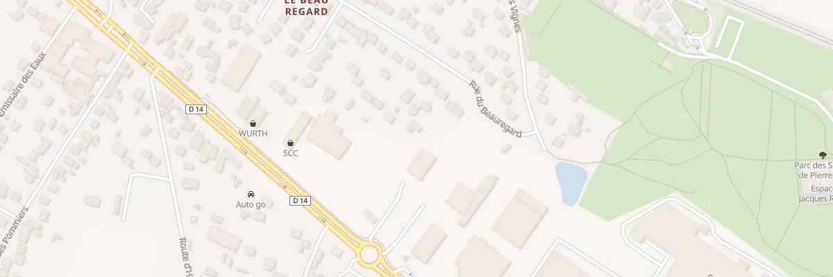 Plan du 58B Rue du Beauregard à Pierrelaye