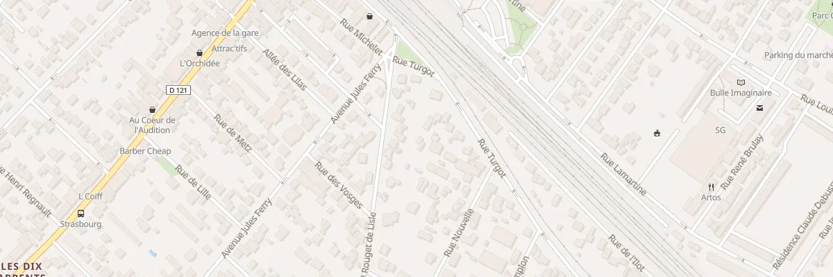 Plan du 11B Rue Rouget de l’Isle à Sartrouville