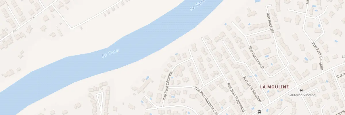 Plan du 23 Rue Paul Cézanne à Albi