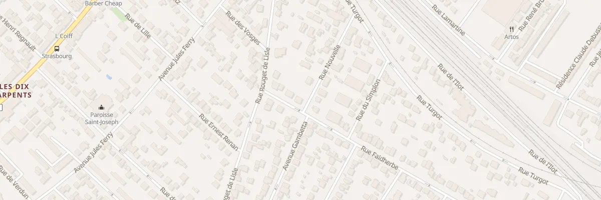 Plan du 11 Rue Faidherbe à Sartrouville