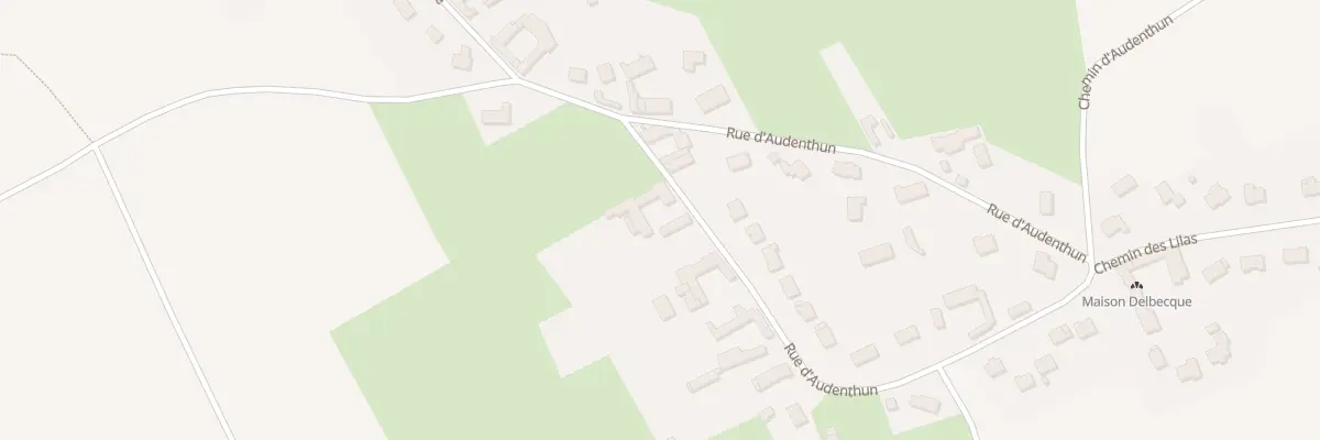 Plan du 59 Rue d’Audenthun à Zudausques