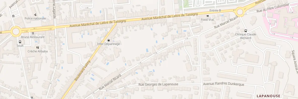Plan du 91 Rue Marcel Ricard à Albi