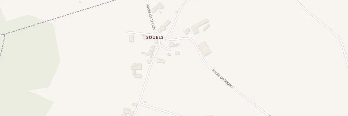 Plan du 5222 Souels à Almayrac