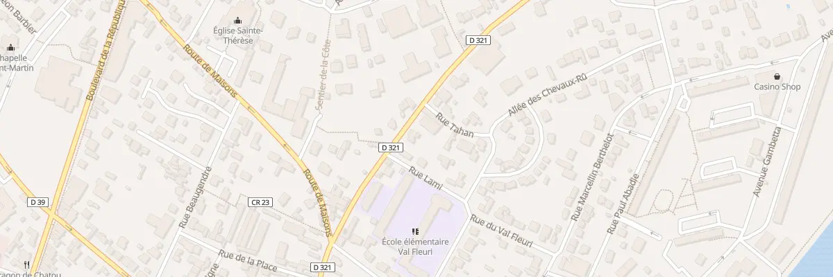Plan du 86 Rte de Carrieres S Seine à Chatou