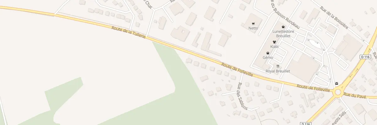 Plan du 25 Rte de la Folleville à Breuillet