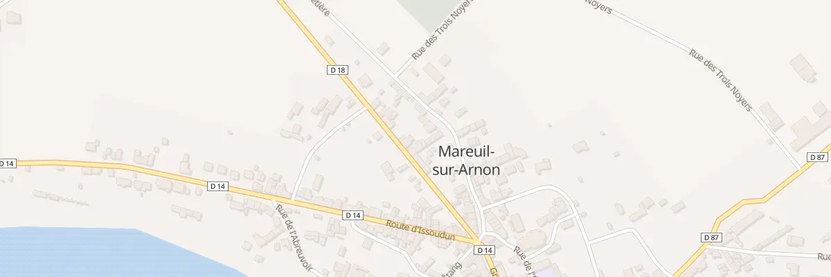 Plan du 12 Rte de Charost à Mareuil-sur-Arnon