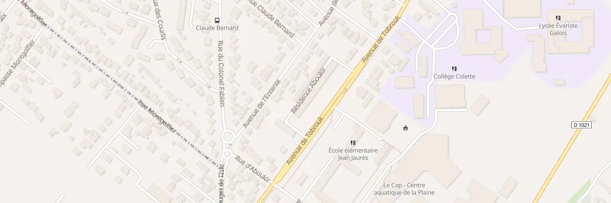 Plan du 80B Av de Tobrouk à Sartrouville