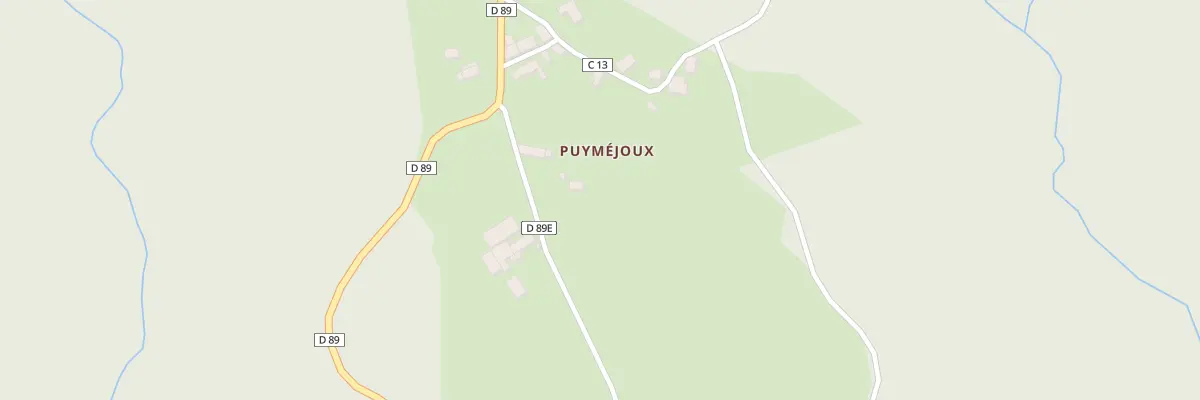 Plan du 21 Puymejoux à Lapleau