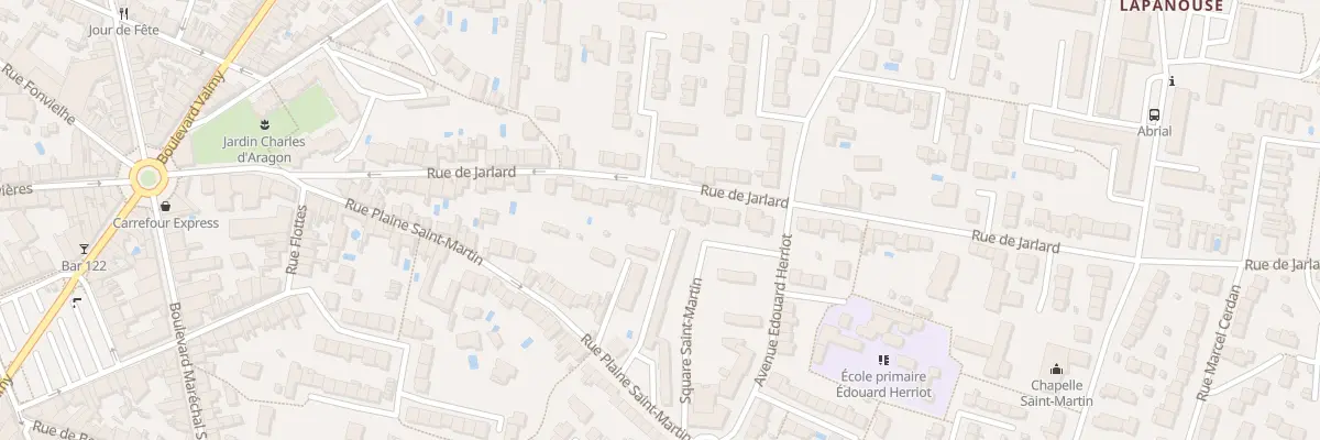 Plan du 58 Rue de Jarlard à Albi