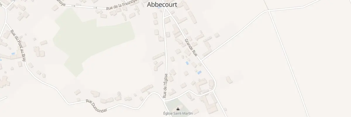Plan du 5 Rue de l’Eglise à Abbecourt