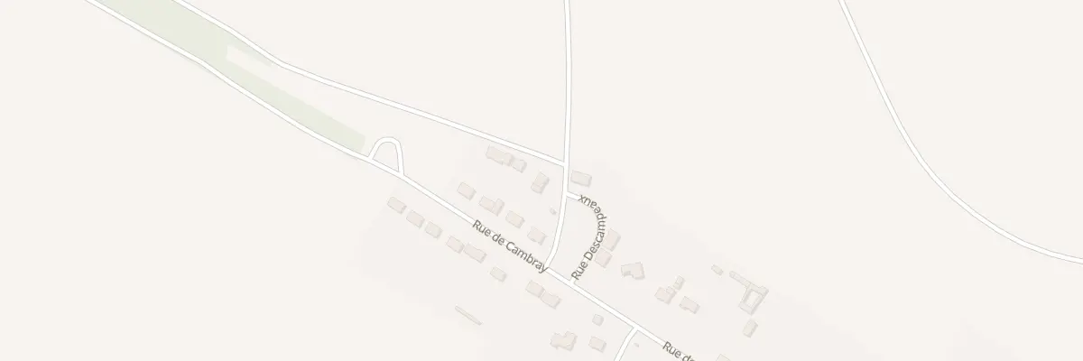 Plan du 47 Rue de Cambray à Maulers