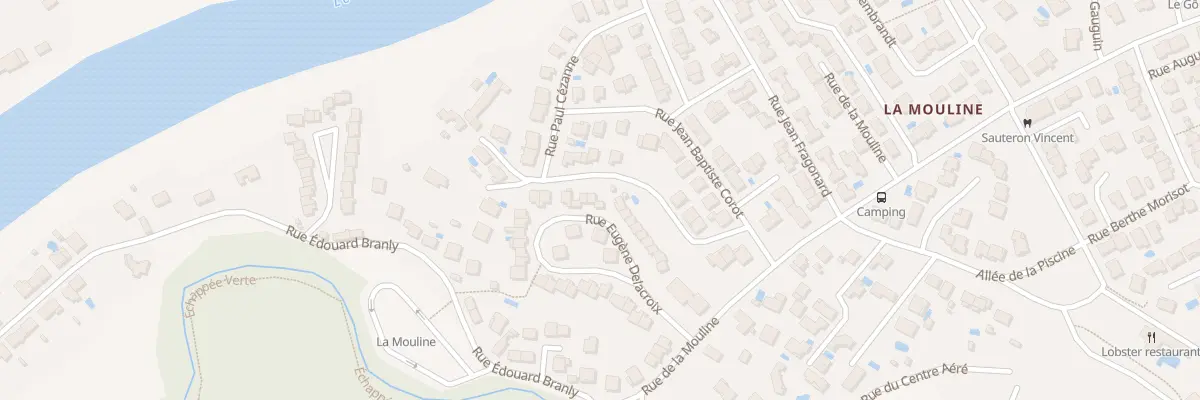 Plan du 28 Rue Eugène Delacroix à Albi