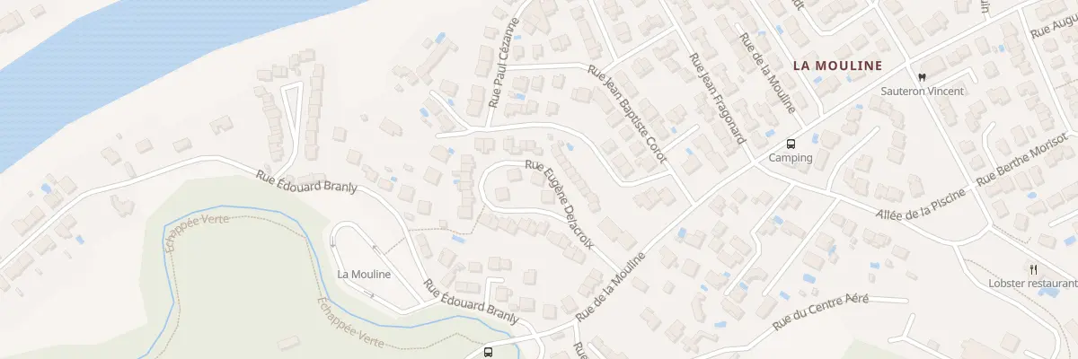 Plan du 3 Rue Eugène Delacroix à Albi