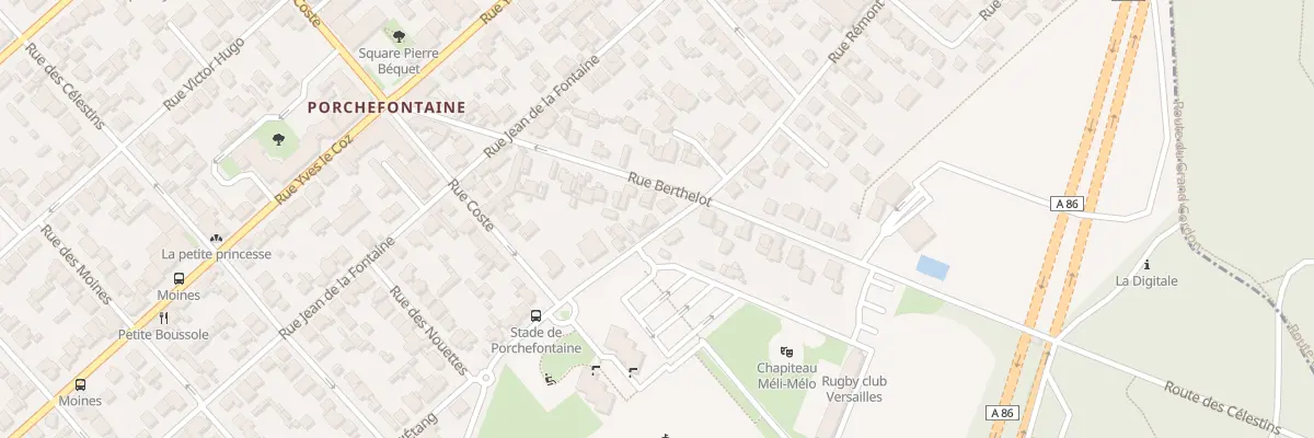 Plan du 58B Rue Rémont à Versailles