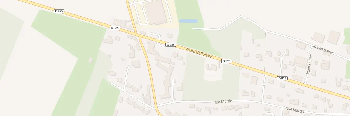 Plan du 111 Rte Nationale à Bernaville