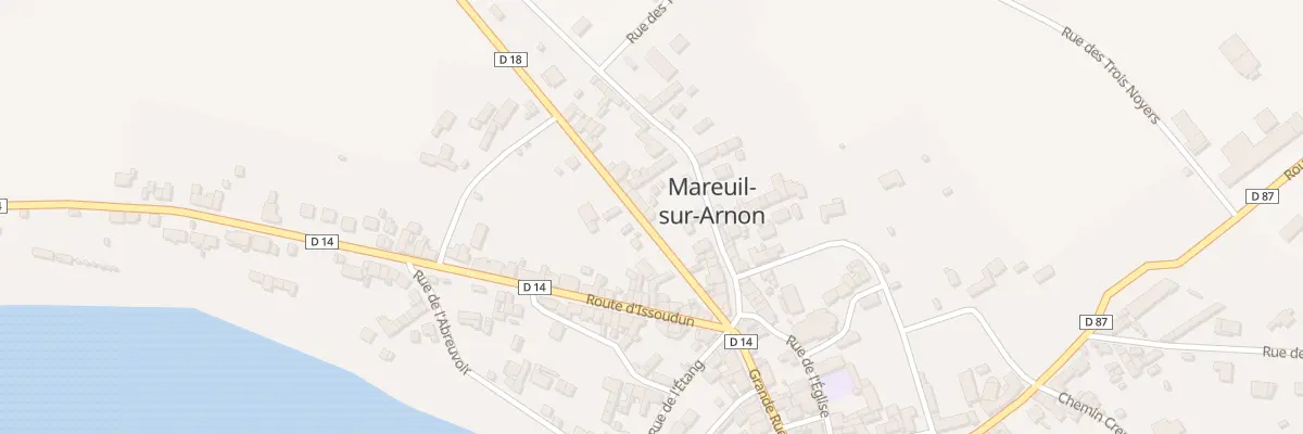 Plan du 4 Rte de Charost à Mareuil-sur-Arnon