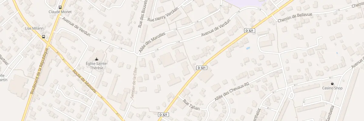 Plan du 97 Rte de Carrieres S Seine à Chatou