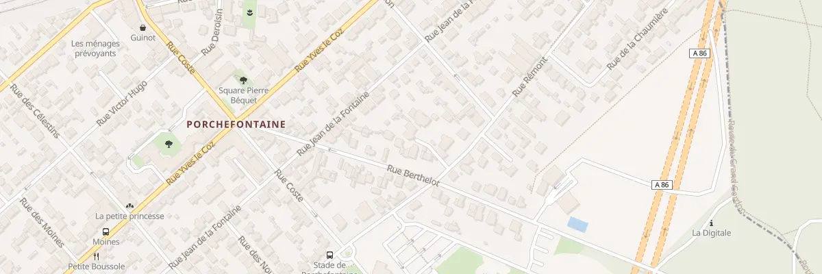 Plan du 54T Rue Rémont à Versailles
