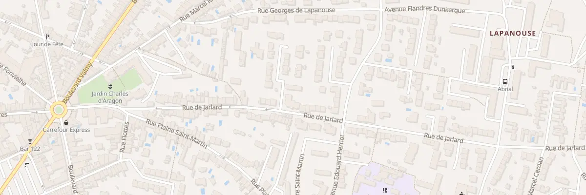 Plan du 51 Rue de Jarlard à Albi