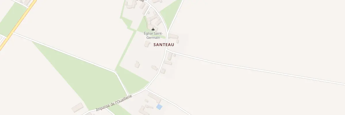 Plan du 6 Rue de l’Eglise à Santeau