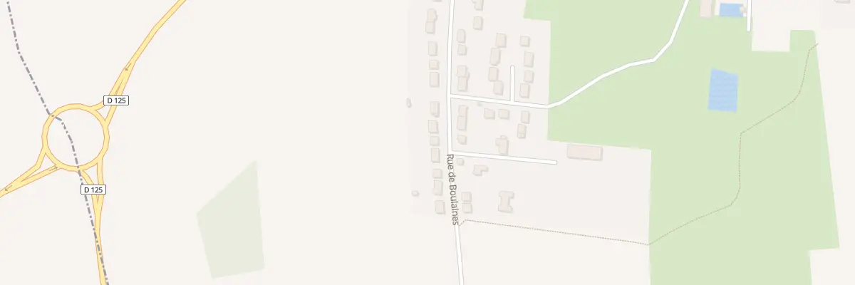 Plan du 44 Rue de Boulaines à Andeville