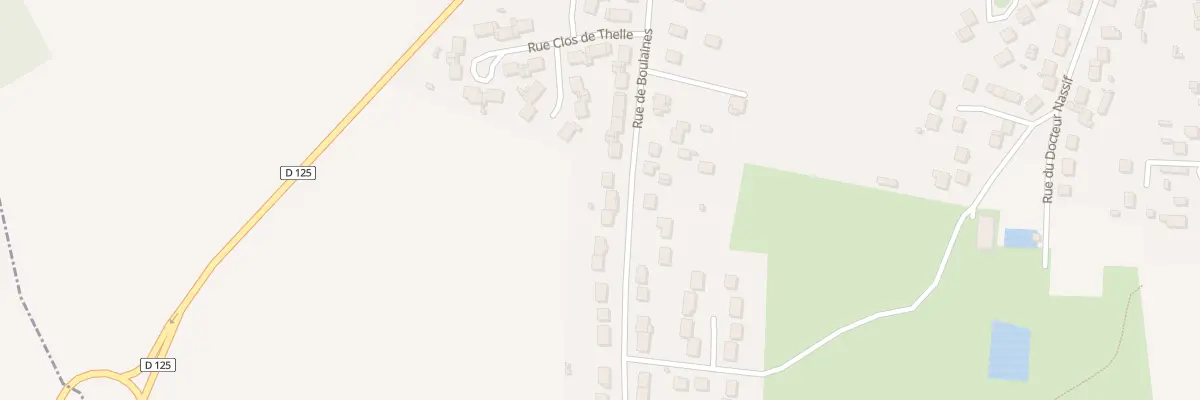 Plan du 26 Rue de Boulaines à Andeville