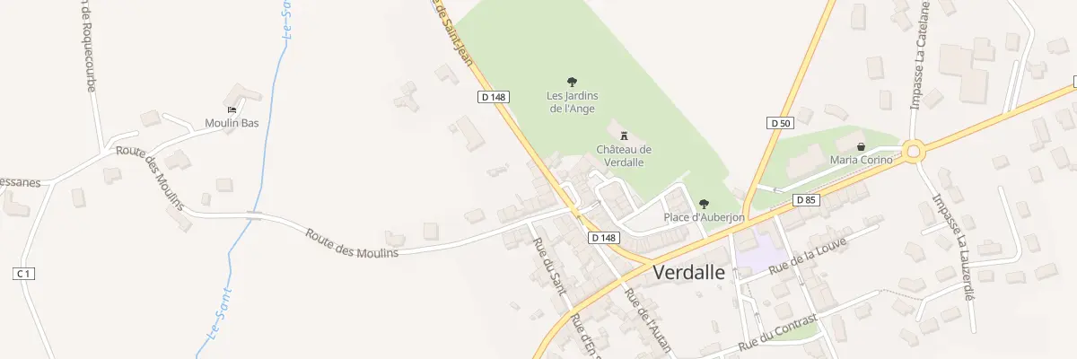 Plan du 5 Pl de la Poste à Verdalle