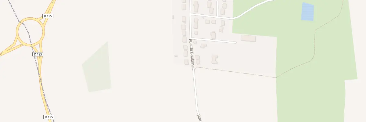 Plan du 52 Rue de Boulaines à Andeville