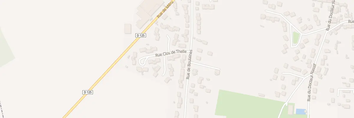 Plan du 1 Rue du Clos du Thelle à Andeville