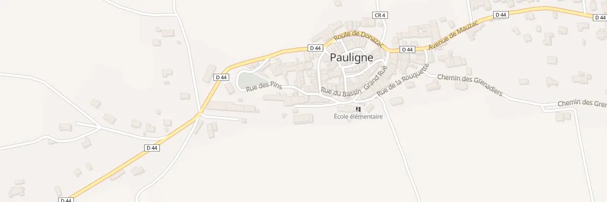 Plan du 84 Le Village à Pauligne