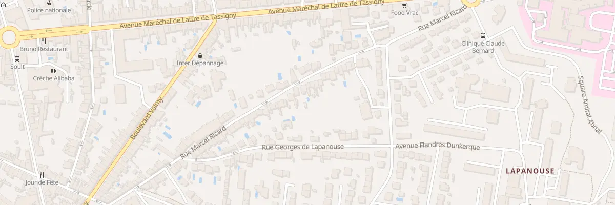 Plan du 102 Rue Marcel Ricard à Albi