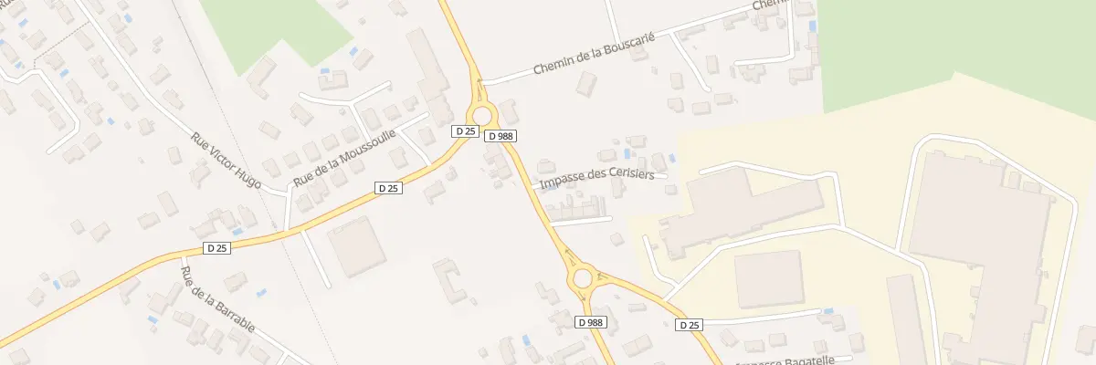 Plan du 1 Imp des Cerisiers au Garric