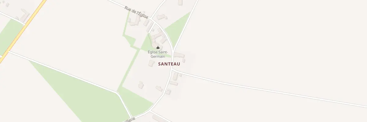 Plan du 4 Rue de l’Eglise à Santeau