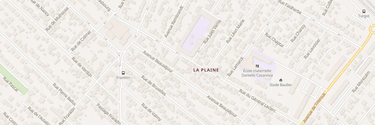 Plan du 30 Rue General Leclerc à Sartrouville