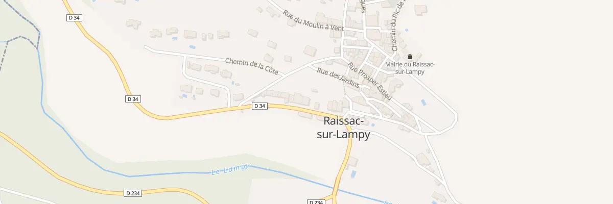 Plan du 9 Av du Lampy à Raissac-sur-Lampy