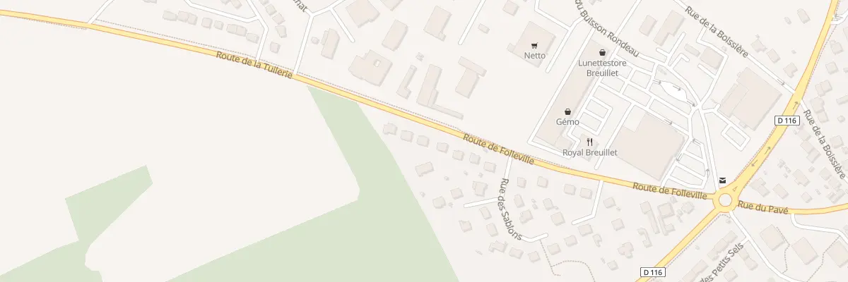 Plan du 21 Rte de la Folleville à Breuillet