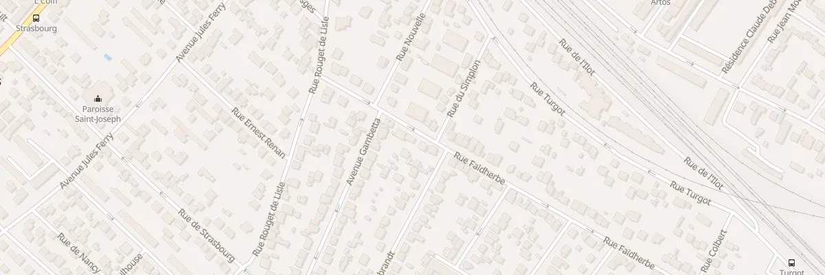 Plan du 16B Rue Faidherbe à Sartrouville