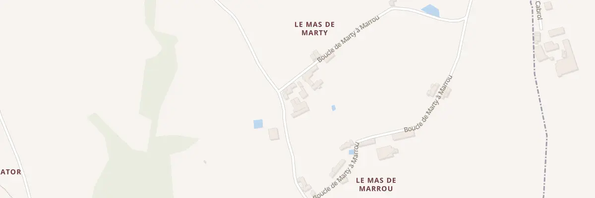 Plan du 5057 Le Mas de Marty à Galgan