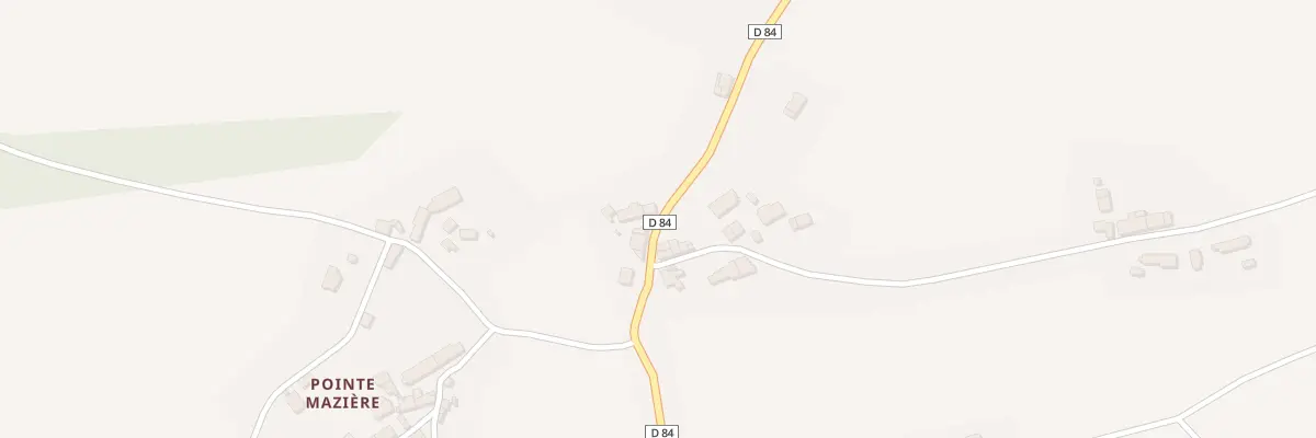 Plan du 1 Pointe-Mazière à Pérassay