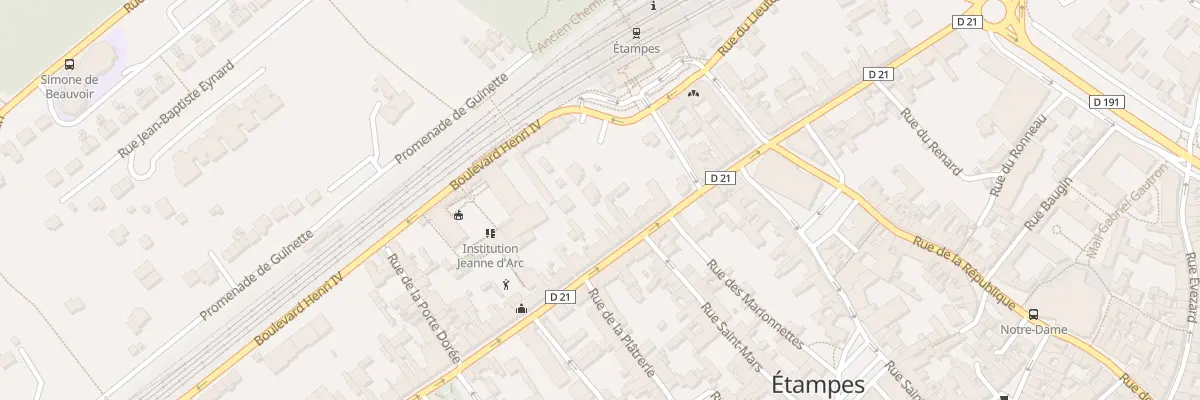 Plan du 46 Rue Louis Moreau à Étampes
